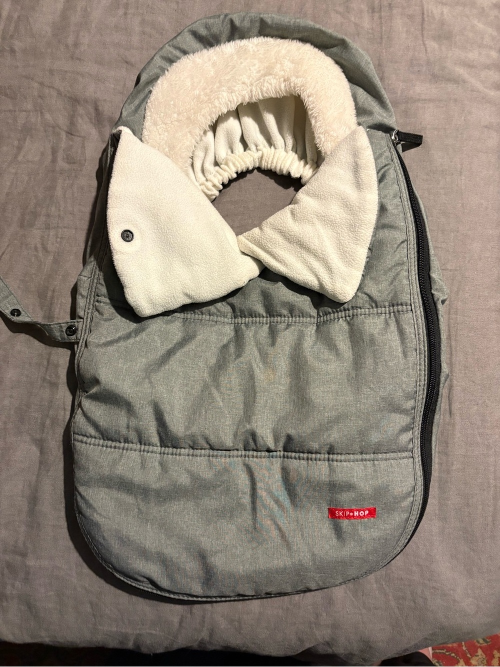 Skip Hop Winter Car Seat Cover, Stroll & Go, Heather Grey